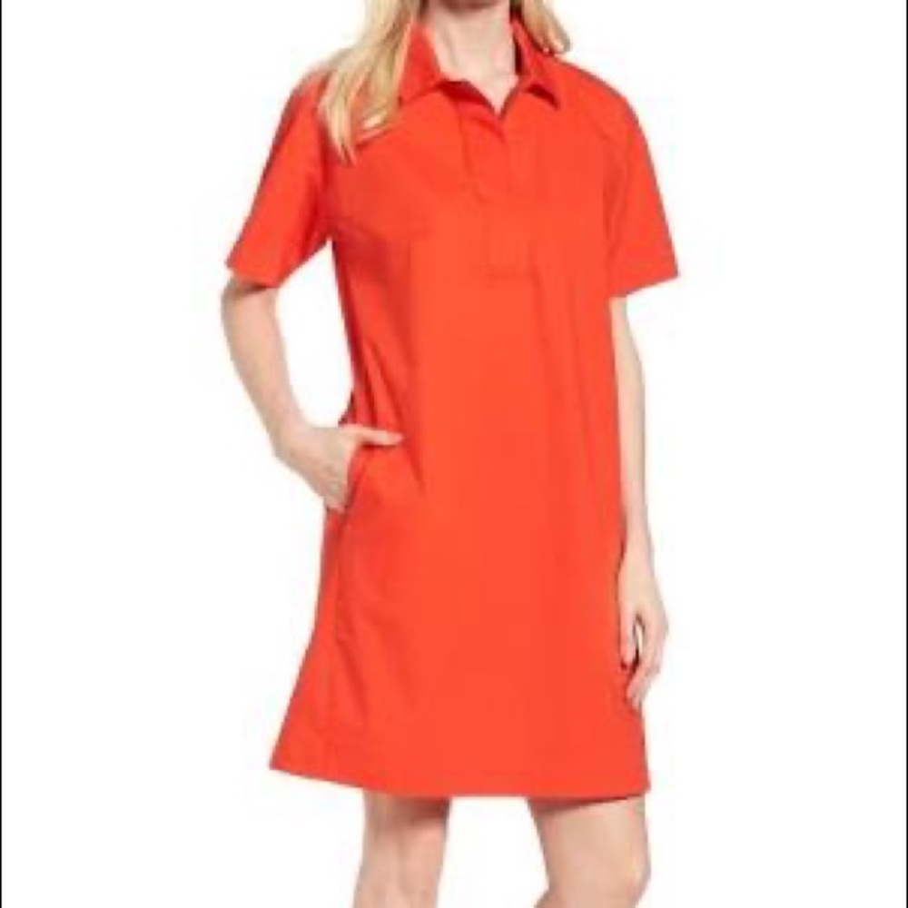 Eileen Fisher short sleeve shirt dress
